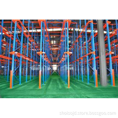 Medium Duty Multiple Drive In Pallet Rack With Powder Coat